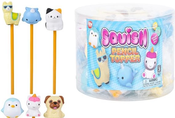 Squishy Animal Pencil Toppers $1.08 each
